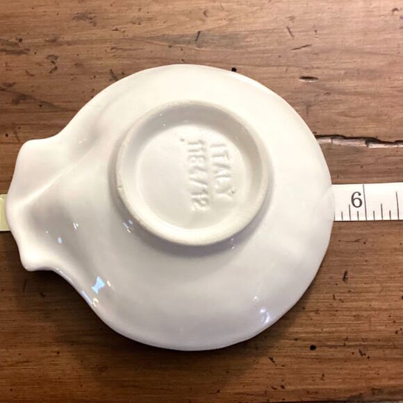 Italian Ceramic Seashell 3D Lobster Seafood Motif Small Scalloped Dishes - Picture 5 of 9